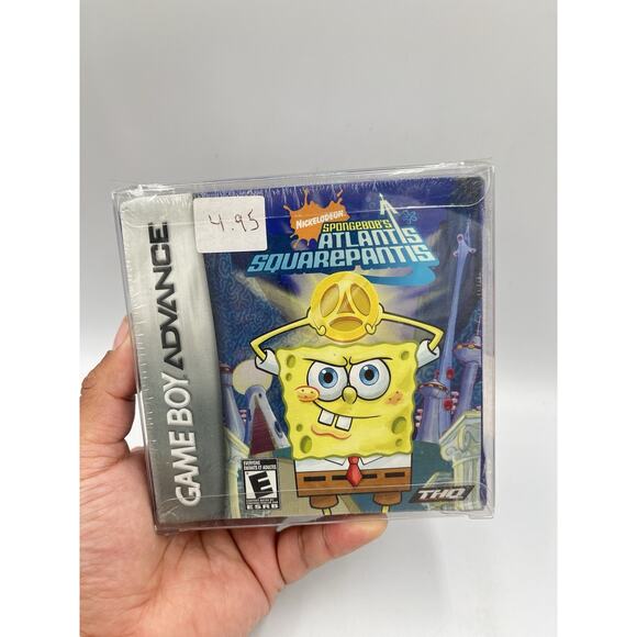 Spongebob's Atlantis Squarepantis Gameboy Advance GBA Brand New SEALED With Case - Picture 11 of 12